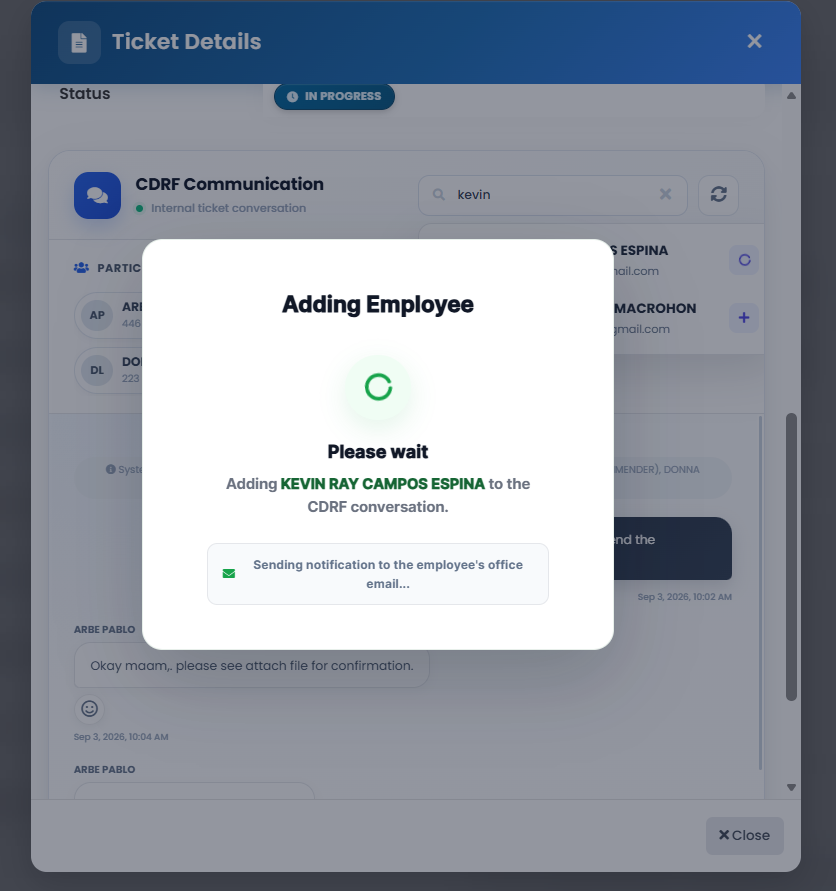 CDRF Communication - Step 3